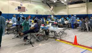 NC Missions of Mercy where Dr. Riccobene participated during the two day free clinic. Approximately 3,000 patients were served.