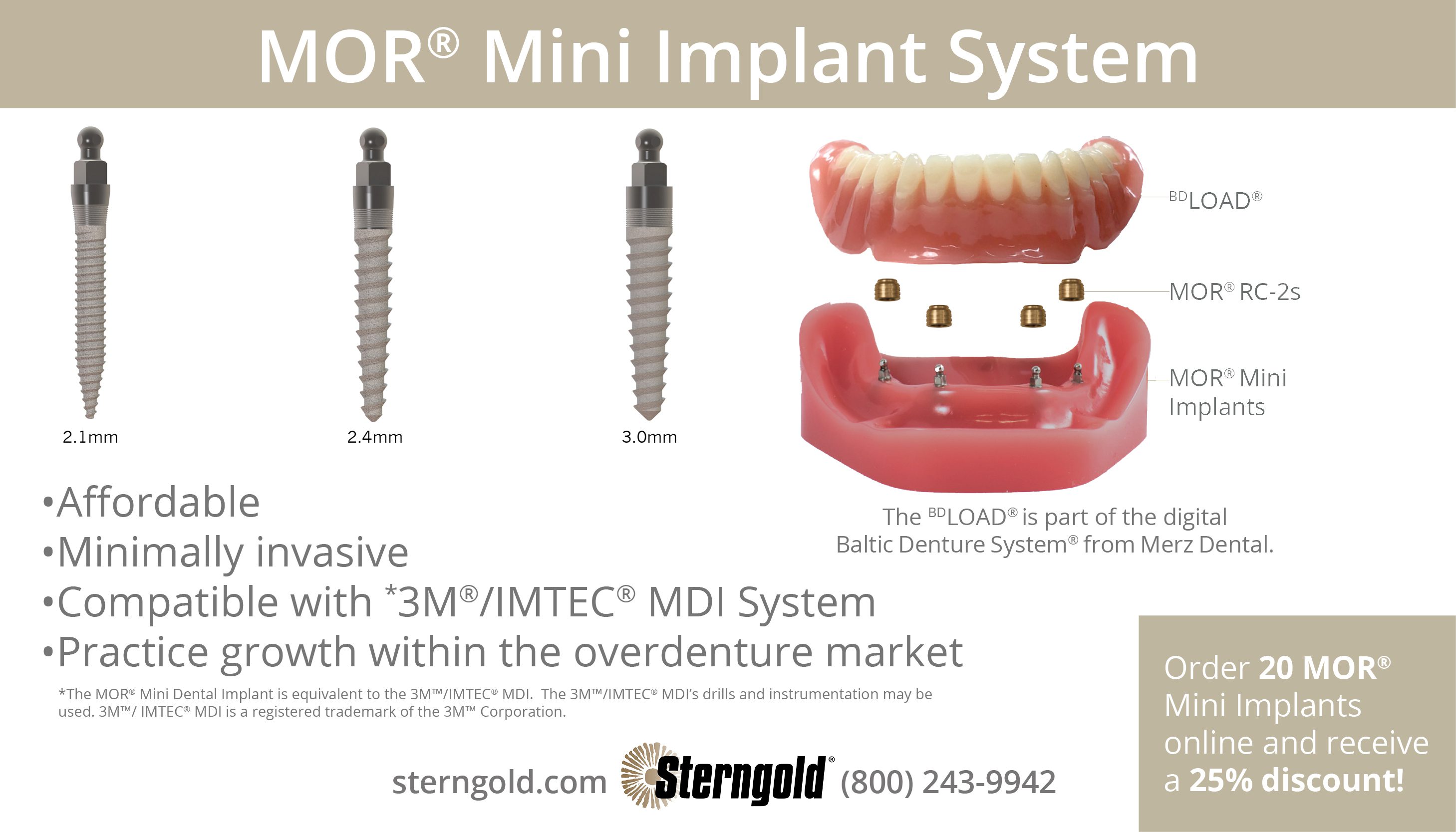 Increased Practice Growth and Patient Satisfaction with the MOR® Mini