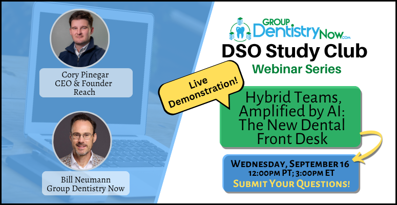 Dental Reach webinar AI front desk